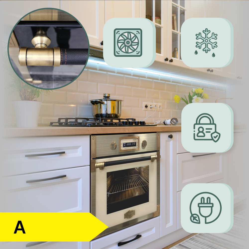 Kaiser EH 6427 ElfAD retro built-in oven 73 L 60 cm » IB-Elektroniks